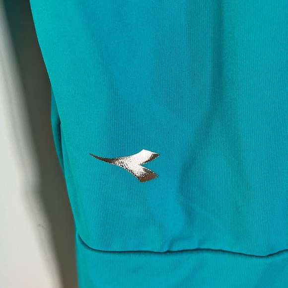 Diadora DIAdry Turquoise Full-Zip Athletic Jacket – Size M - NWT - Picture 7 of 9